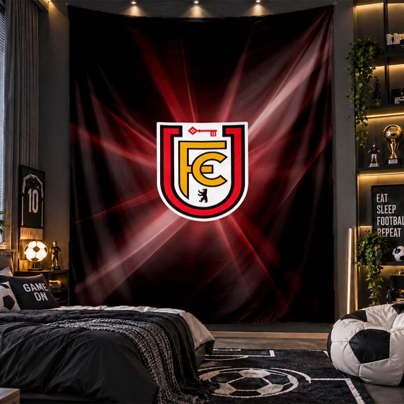 Wall Hanging Tapestry Union Berlin FC Print Cloth for Living Room Bedroom Home Decor
