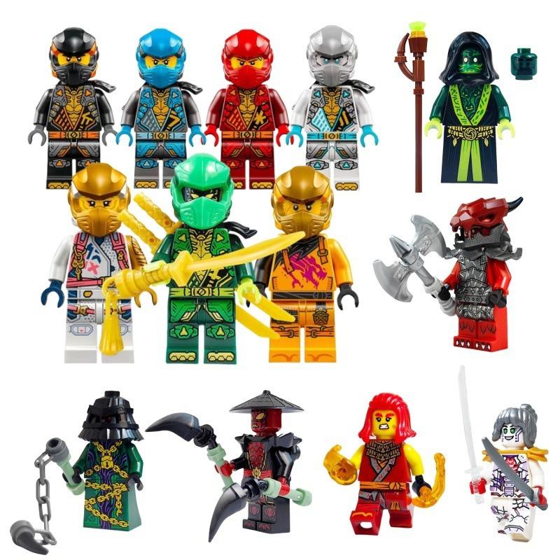 New Rare Ninja Building Blocks Phantom Villain Ninja Role Humanoid Doll Mini Character Toy Birthday Gift Funny Party