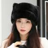 New Rabbit Fur Cat Ear Hat Men's and Women's Autumn and Winter Fur Cap Fashionable Versatile Warm Couple