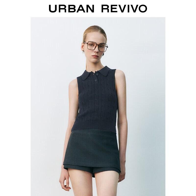 Women s Sleeveless Twist Cable Knit Top XL
