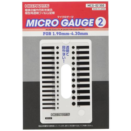 

HiQ Parts Micro Gauge 2 for 1.9-4.3mm, 1 Piece, Plastic Model Tool, MCG-02