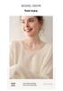 Lekasha Women's Long-Sleeve Cashmere V-Neck Knitwear - Autumn Old Money Style
