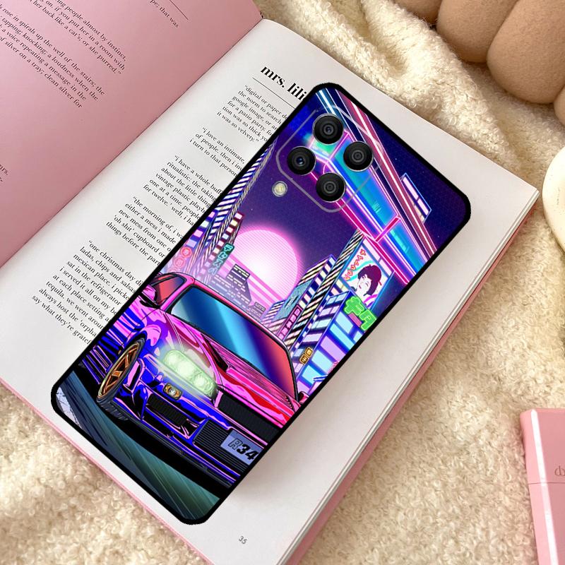 JDM Tokyo Drift Sports Car Case For Samsung Galaxy M31 M13 M11 M12 M14 M15 M06 M16 M36 M56 M53 M32 M52 M35 M55 M34 M54