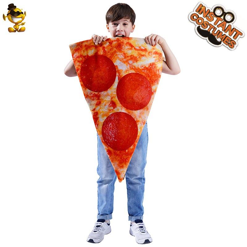 Spoof Slice Pizza Halloween Children's Costumes Cosplay Party Clothes Stage Costumes