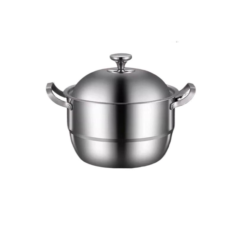 SULETE Thick 316 Stainless Steel Steamer & Soup Pot