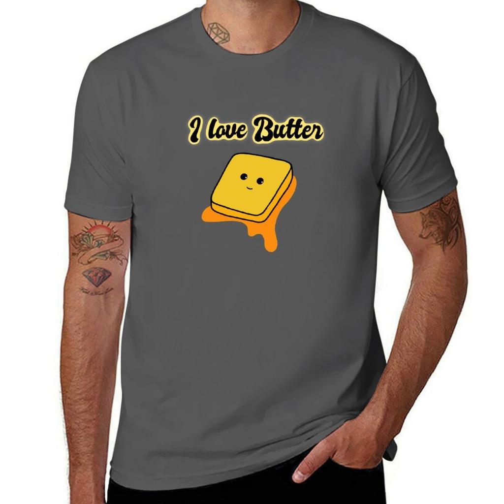 I Love Butter Tshirt Lightweight Print Tshirt