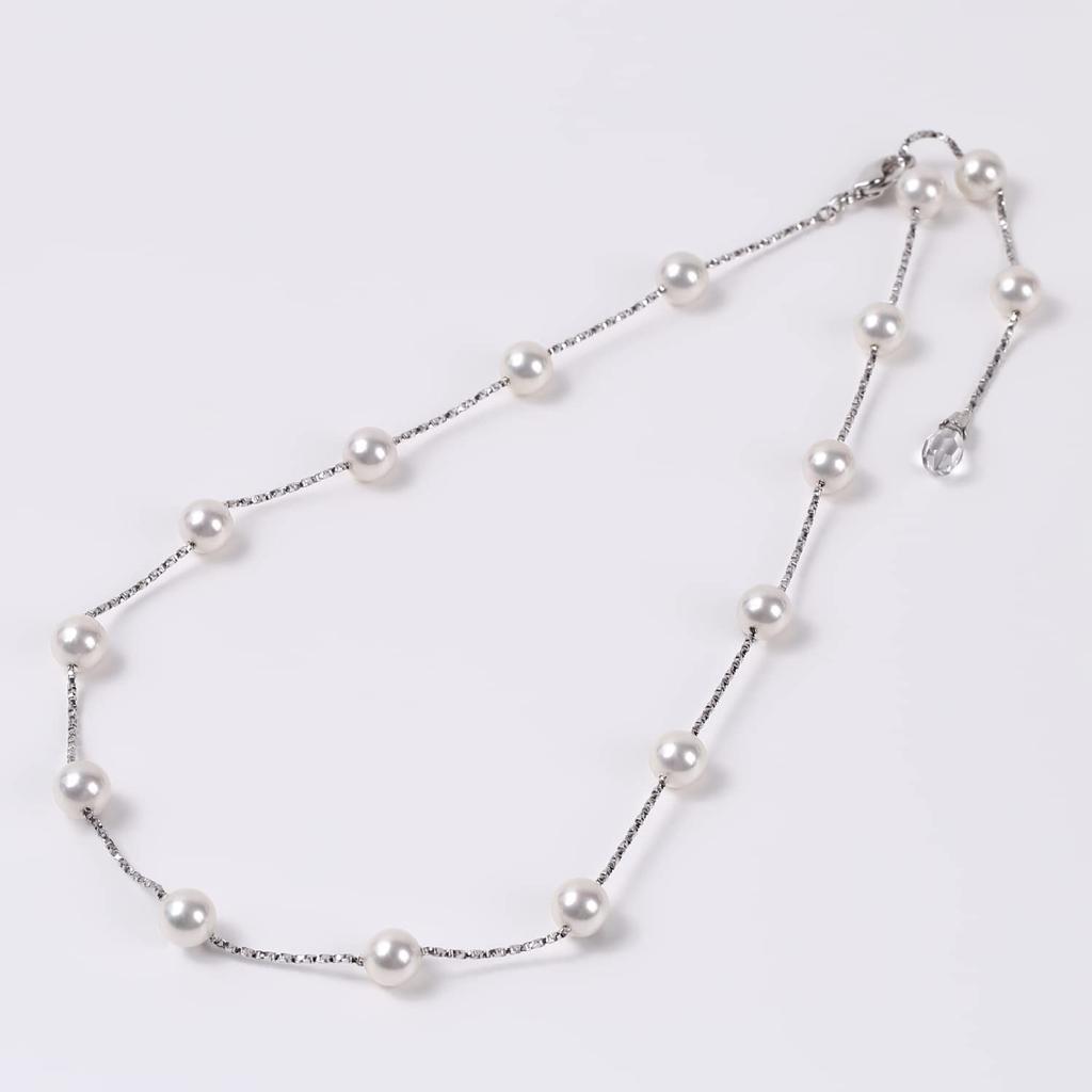 [MIONO] [Produced by Yumi Katsura] Pearl Necklace Yumi sienne 7mm Short Station Popular Women's Necklace for Formal Occasions Stylish Made in Japan