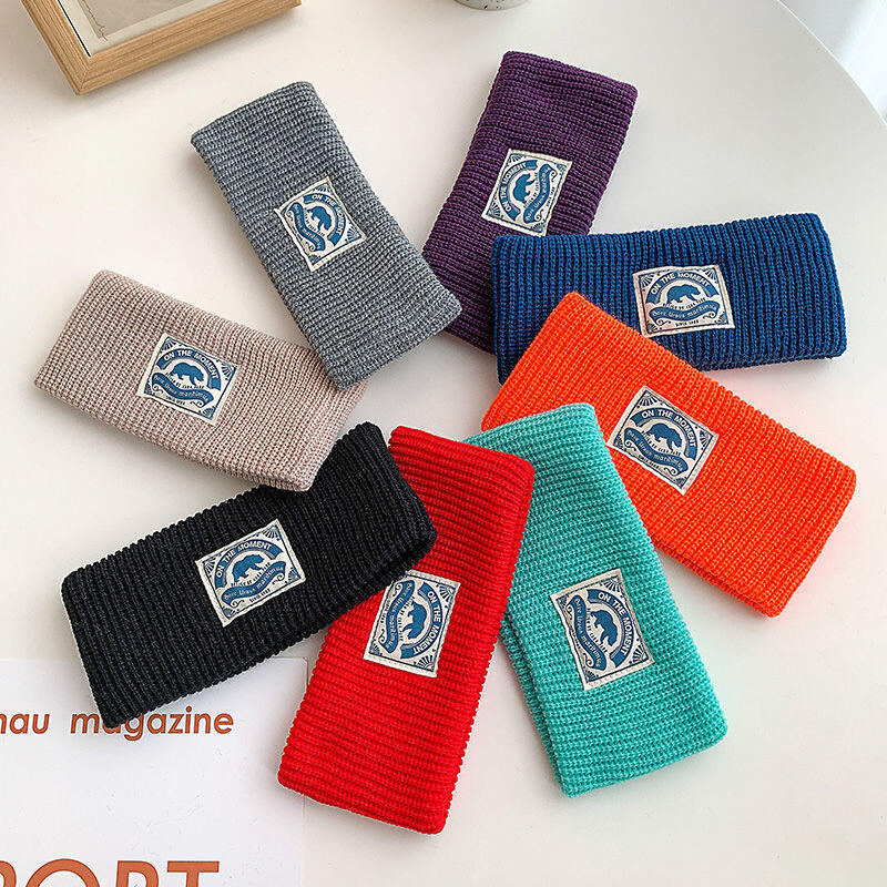 Am Moment Signatur Etikett Haarband C6 Rot