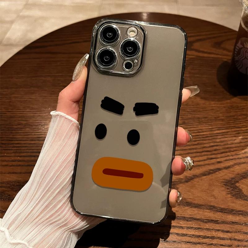 Funny Meme Face TPU Phone Case For IPhone 15 14 13 12 11 Pro Max X XR XS 8 7 Plus, Clear Shockproof Protective Cover