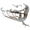 Stylish Multi-Layer Rhinestone Fringed Shoulder Chain, Bridal Wedding Ladies Crystal Shiny Shoulder Chain Women