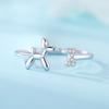 Orstarry   Copper Balloon Dog Opening Ring For Women Original Finger Ring Jewelry Party Fine Trendy Gifts