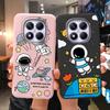 Space Astronaut Star Pattern Shockproof Phone Case For Xiaomi Redmi Note 15 Pro 5G 15C Silicone Soft Camera Protection TPU Cover