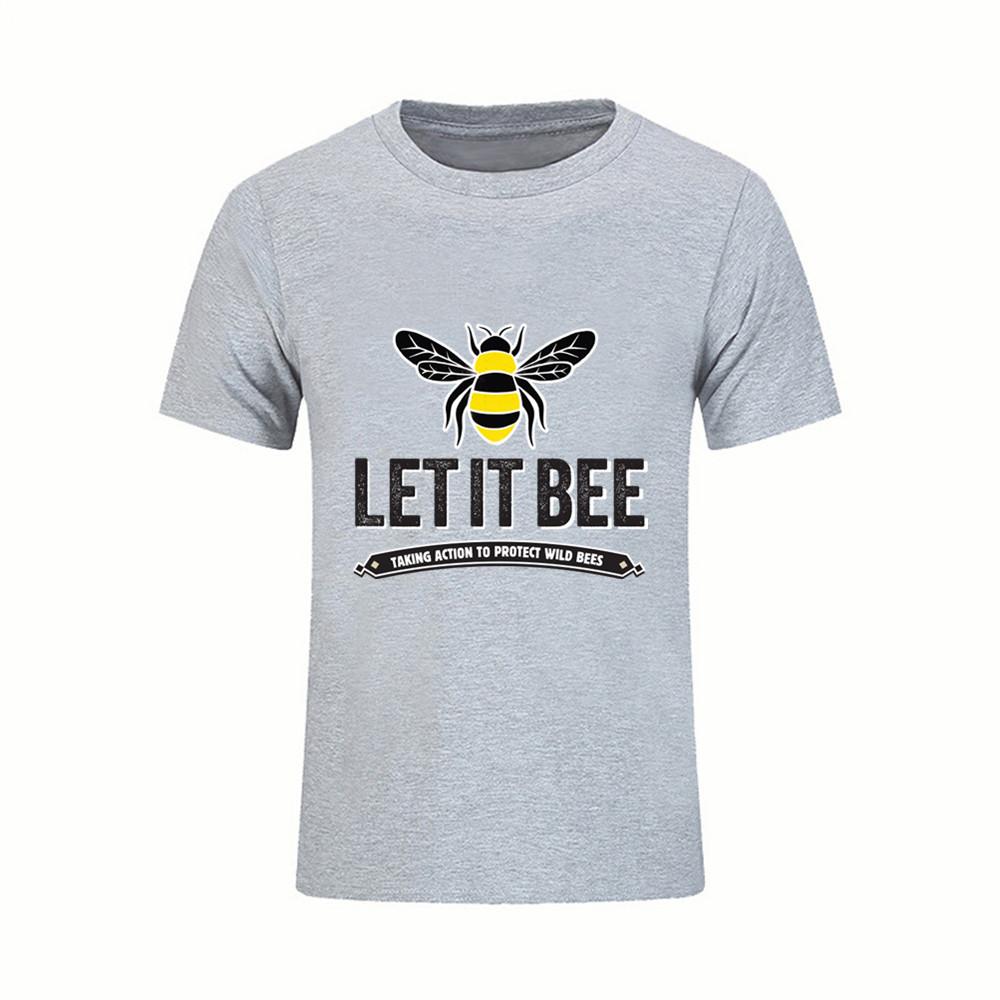 Honey Bee Fashion Funny T Shirt Lovely Personality Man Art Custom Cotton O Neck T