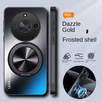 Für Huawei Honor Magic 6 5 Lite Hülle Hart Matt Mit Ringständer Magnetische Schutzhülle Rückseite Für Magic 5 6 Lite Pro Shell