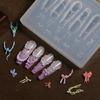 Long Lasting Silicone 3D Nail Art Mold Flexible Reusable Design For Home And Professional