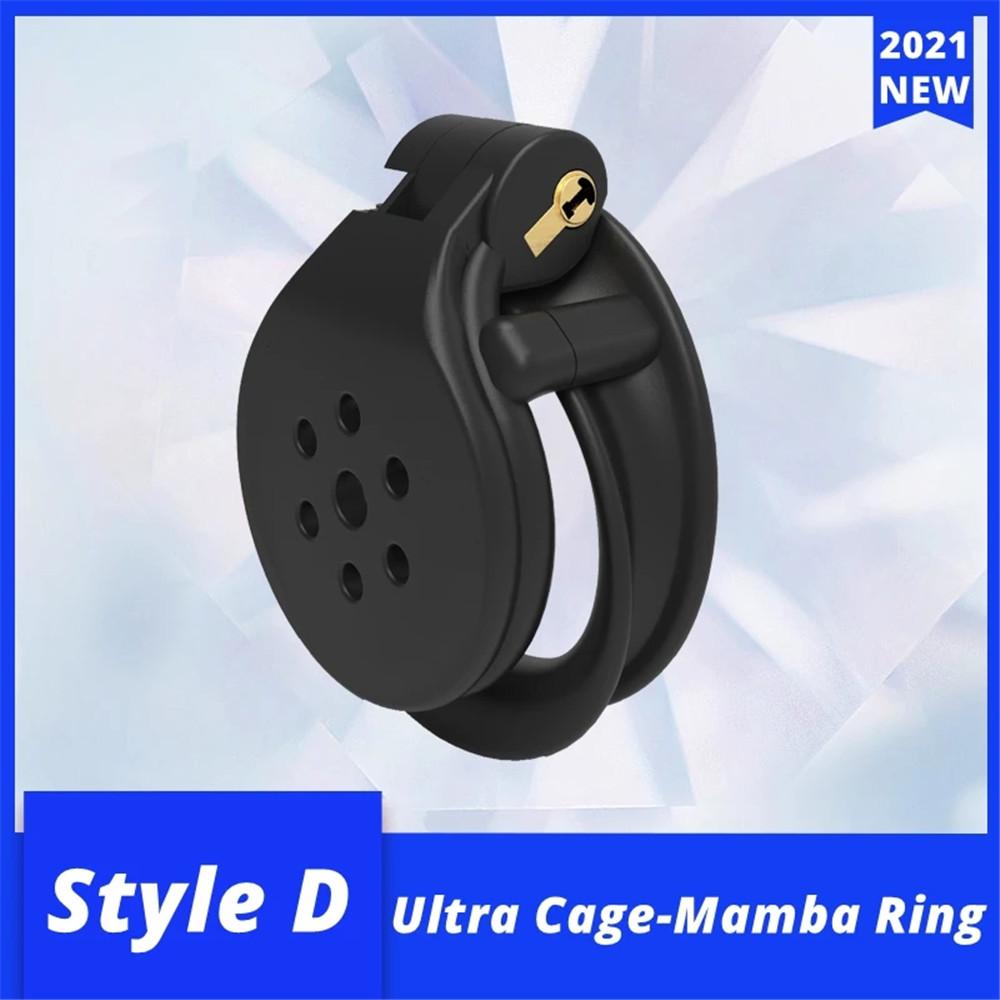 4 Types 3D Printed Flat Cock Cage Mamba Snake HT-V4 Penis Ring Male Chastity Device Sex Toys for Men Adult Supplies Erotic