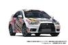 Aoshima Bunka Kyozai Itasha Séria Uma Musume Pretty Derby Mitsubishi CZ4A Lancer Evolution X Final Edition Plastikový model s.r.o.. (AOSHIMA) 1/24