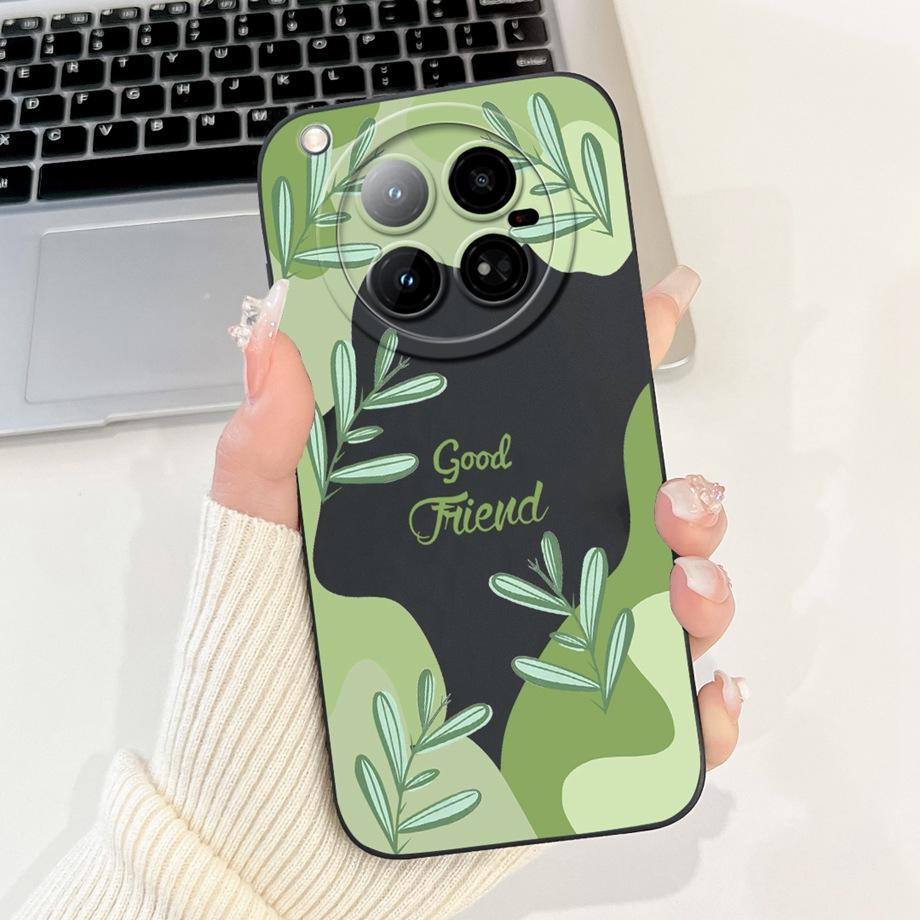 For Infinix Zero 40 4G X6860 Case Liquid Silicone Soft TPU Back Cover For Infinix Zero 40 5G X6861 Funda Gothic Black Night Capa
