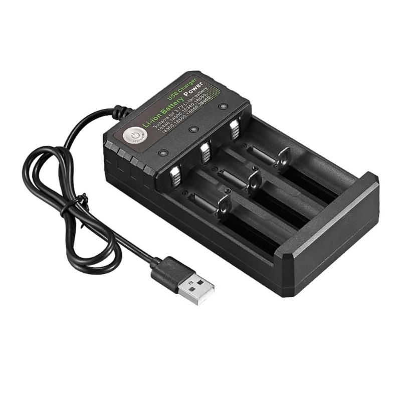 

Universal 18650 Charger for 18650 18500 14500 16650 Various Lithiums Batteries, Featuring Independent Charging Slots 1
