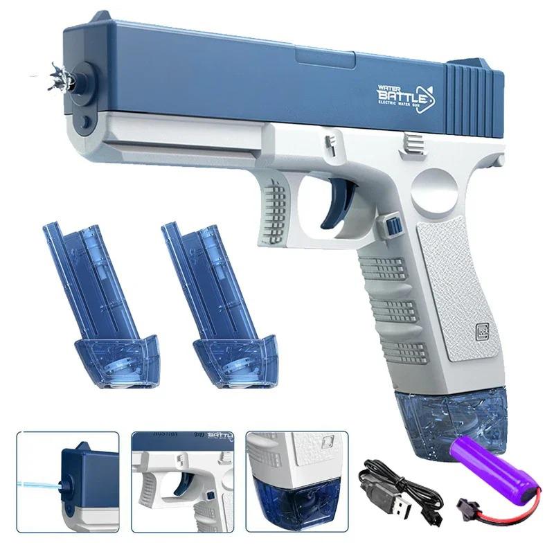 Electric Water Gun Toys Portable Automatic Electric Burst Water Gun Kids Outdoor Water Toy