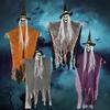 Skeleton Hanging Ghost 4-Piece Halloween Decoration Hooded Skeleton Hanging Ghost House Secret Room Scene Arrangement Props