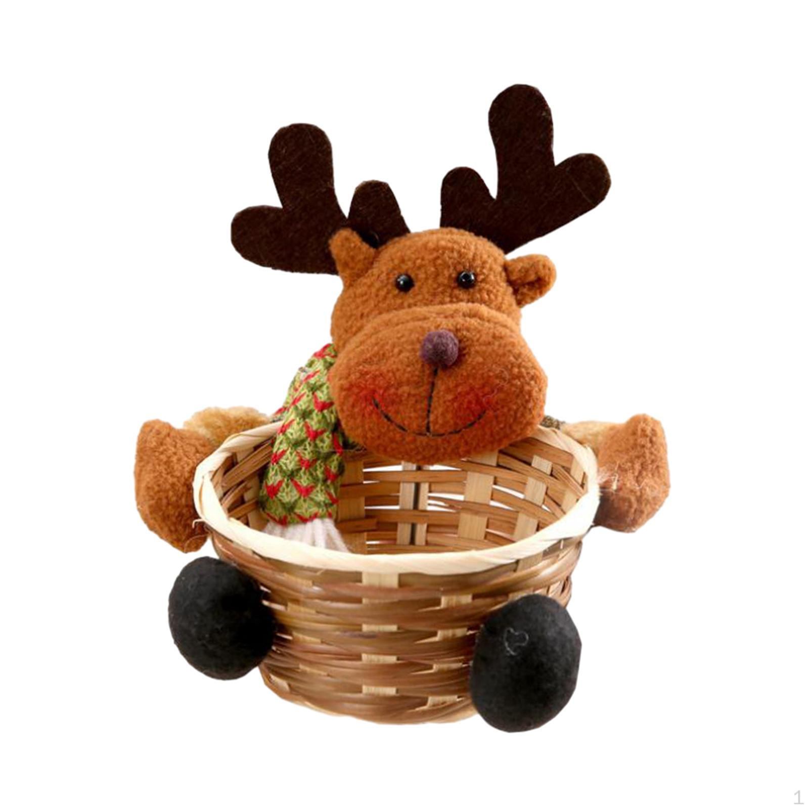 

Коробка для зберігання цукерок Різдвяний кошик Міцні подарунки Милі реквізити Орнамент на Різдво