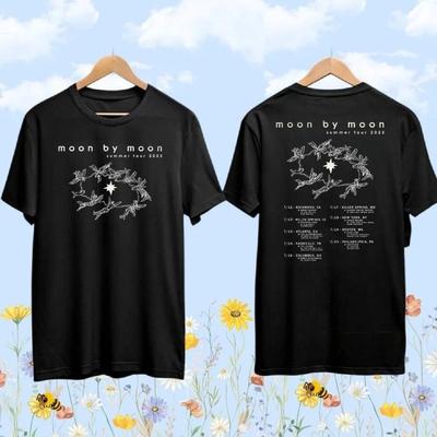 Moon By Moon Sommertour 2025 Unisex Doppelseitiges T-Shirt