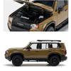 1:64 Toyota Land Cruiser 250 Porsche 911 GT3R Models Alloy Diecast Toys Car Hood Can Opened Metal Body Miniature Cars Kids Gifts