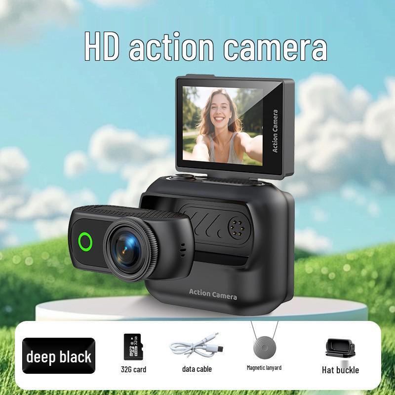New Hot Thumb Sports Camera: Anti-Shake, Magnetic Mount, WiFi Enabled for Outdoor Cycling