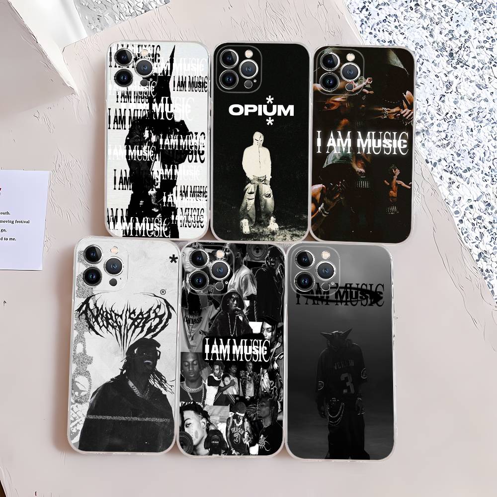 O-Opium Rap Playboi Carti For IPhone 17 16 15 14 13 12 11 Pro Max Plus Phone Case High End Silicone