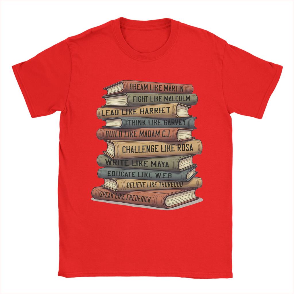 Streetwear TShirt Summer Black History Month Black Leaders African American Teachers TShirt for Unisex Y2K Short Sleeve Clothes