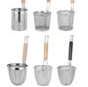 304 Stainless Steel Noodle and Soup Skimmer, Vegetable Strainer, Hot Pot Skimmer, Fine Mesh Strainer.