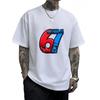 Mens Fashion Footballstyle Size 67 Highquality Loose Outdoor Casual Roundneck Top