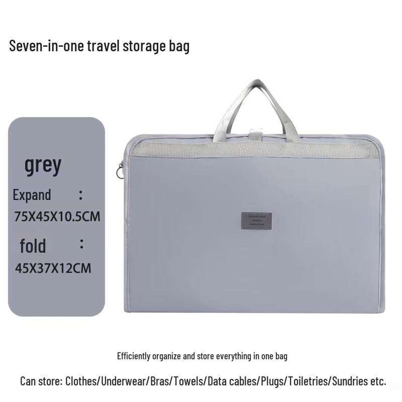 7-in-1 Portable Travel Organizer Set 7-piece Set