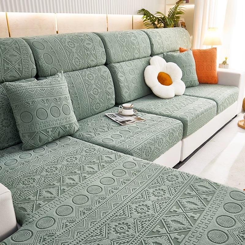 Pokrowiec na sofę odporny na zarysowania All-Inclusive Uniwersalny pokrowiec Cztery pory roku Uniwersalna poduszka na sofę antypoślizgowa bez mierzenia Elastyczna sofa...