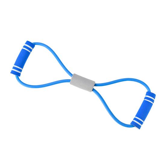 Figure 8 Fitness Resistance Band with Anti-slip Handle Portable Men Women Arm Shoulder Stretch Strength Training Exercise Elastic Strap Tension Rope