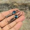 Indicolite Earring Electroformed Copper Earrings Electroformed Jewelry Gemstone Earring Handmade Copper Jewelry Fish Earrings Gift For Women