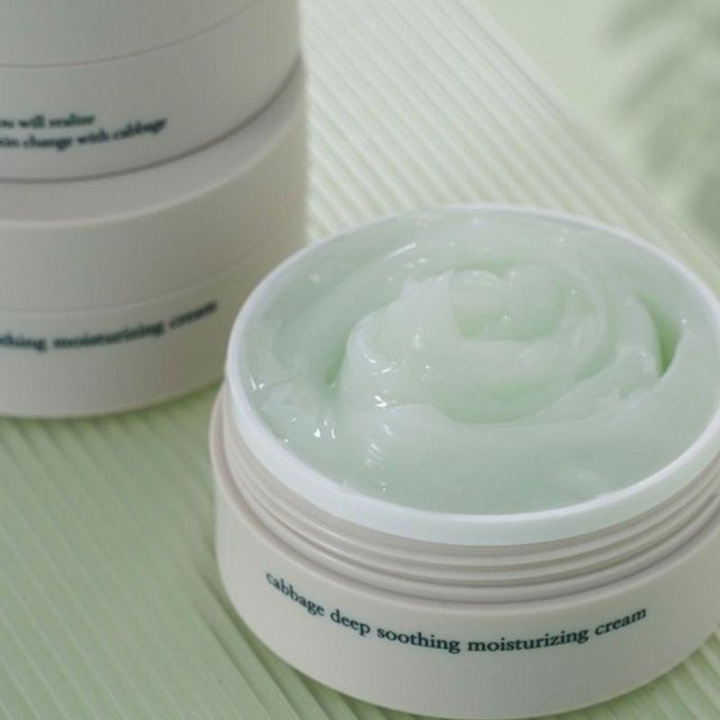 Cabbage Deep Soothing Cica Moisture Cream 150ml x 2