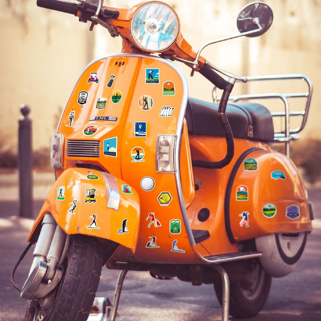 50 Neue Golf Outdoor Sport Graffiti Aufkleber Koffer Skateboard Wasserdichte Aufkleber