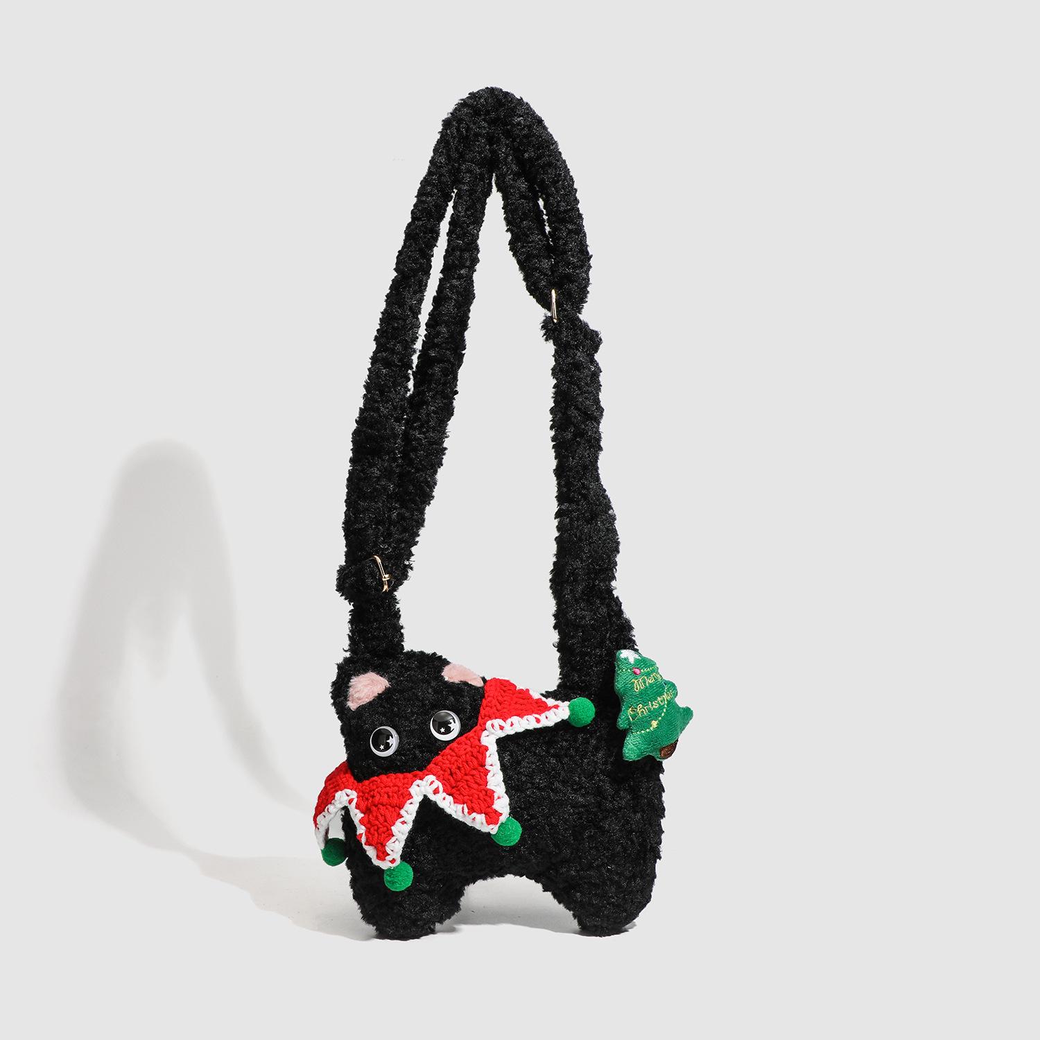 

Подарочная плюшевая сумка новая супер милая сумка-мессенджер с кошкой милая наплечная сумка под мышку