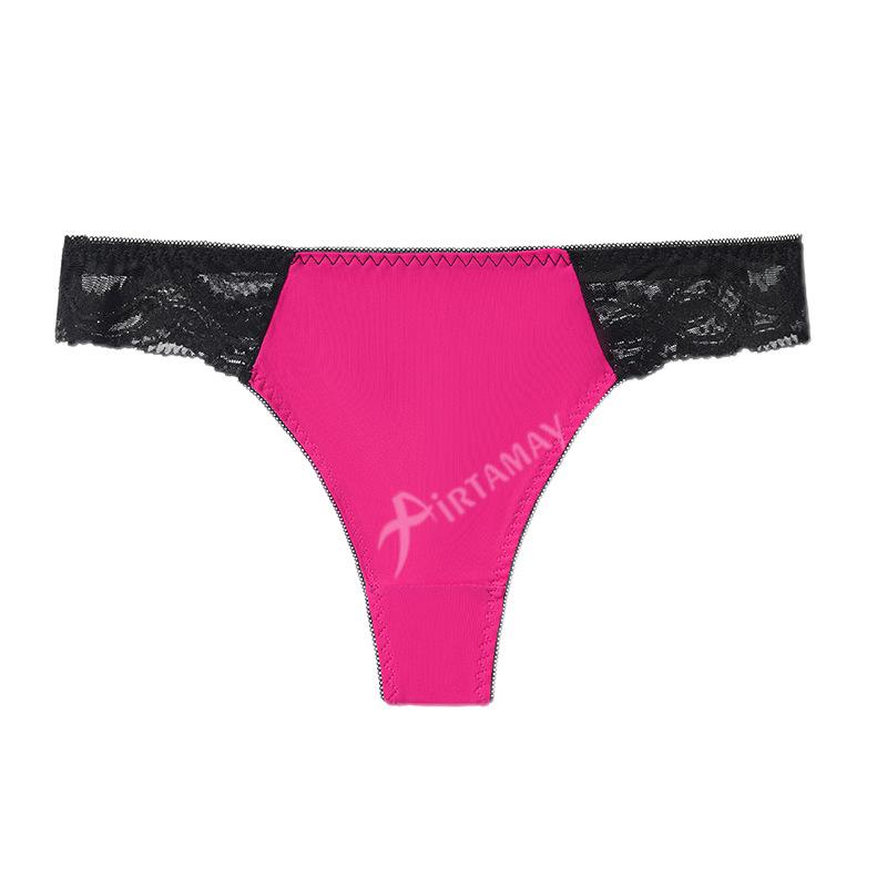 Krajková vsadka zvířecí vzor sexy nízký pas bezešvé spodní prádlo evropské a americké velké velikosti dámské T-kalhotky dámské
