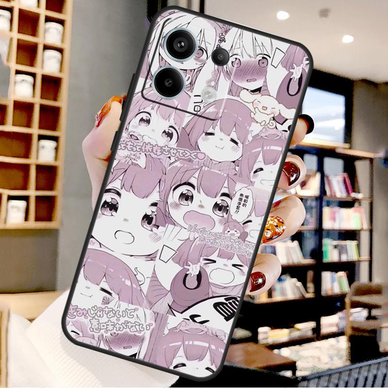 Kawaii Japan Girls Harajuku Pink For Xiaomi Redmi Note 14 Pro 13 12 11 9 10 15 Pro Plus Case For Redmi 15 15C 14C 10C 12C 13C