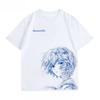 Neon Genesis Evangelion Asuka Langley Soryu Sketch Art Casual Oversized Anime Women And Men T-Shirt