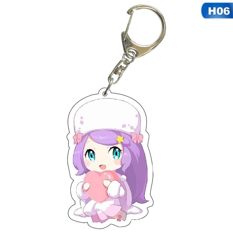 Re In A Different World From Zero Acrylic New Keychain Lovely Bag Charm Pendant Gift Fan Fun Key Chain Cute Souvenir Creativity