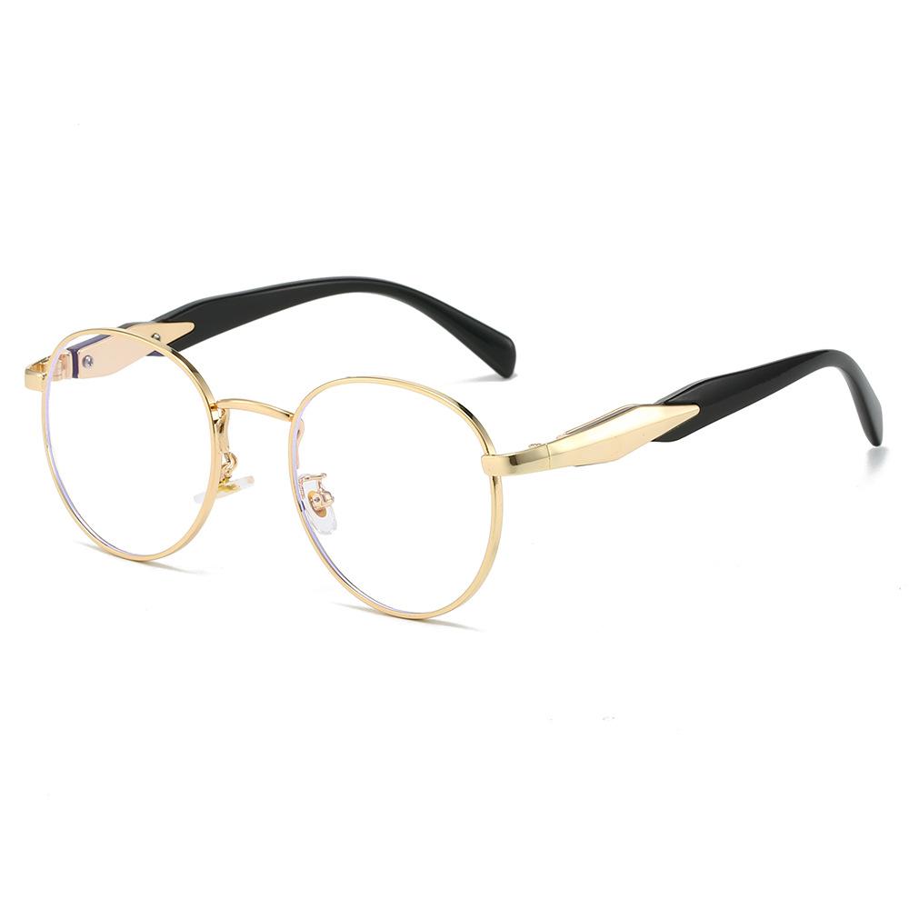 Vintage Oval Sunglasses Retro Metal Frame Unisex Multi Color Eyewear Trendy Street Fashion for Women Men