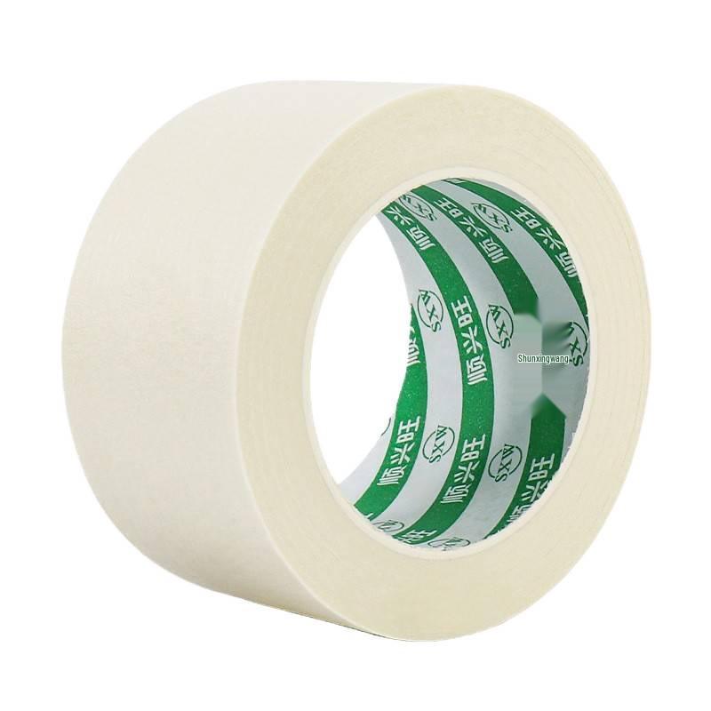 Writable Crepe Paper Tape: No-residue, hand-tearable adhesive for art students - ideal for spray painting, color separation, and decoration.