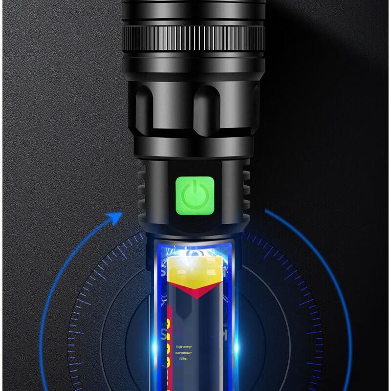 UOSU S212-P50 Mini USB Rechargeable Aluminum Flashlight