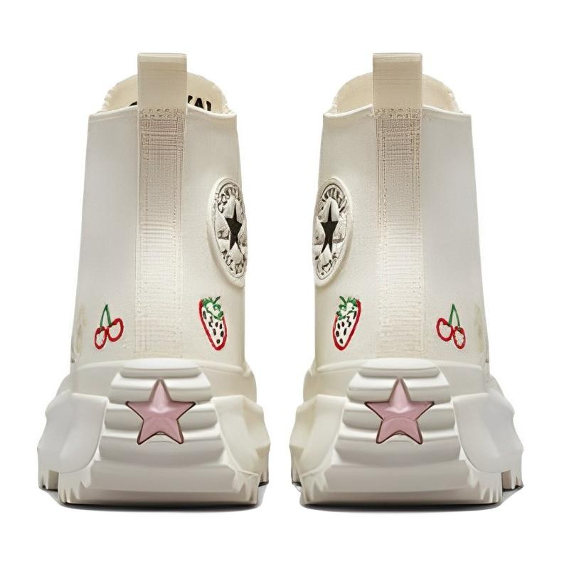 Converse Run Star Hike Platform simple and comfortable high-top canvas shoes for all men and women in off-white