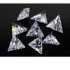 Cellacity True Triangle Cut Bulk Moissanite Beads 0.5-5 Carat D Color VVS1 GRA Certified Lab-grown Gemstone Jewelry Material
