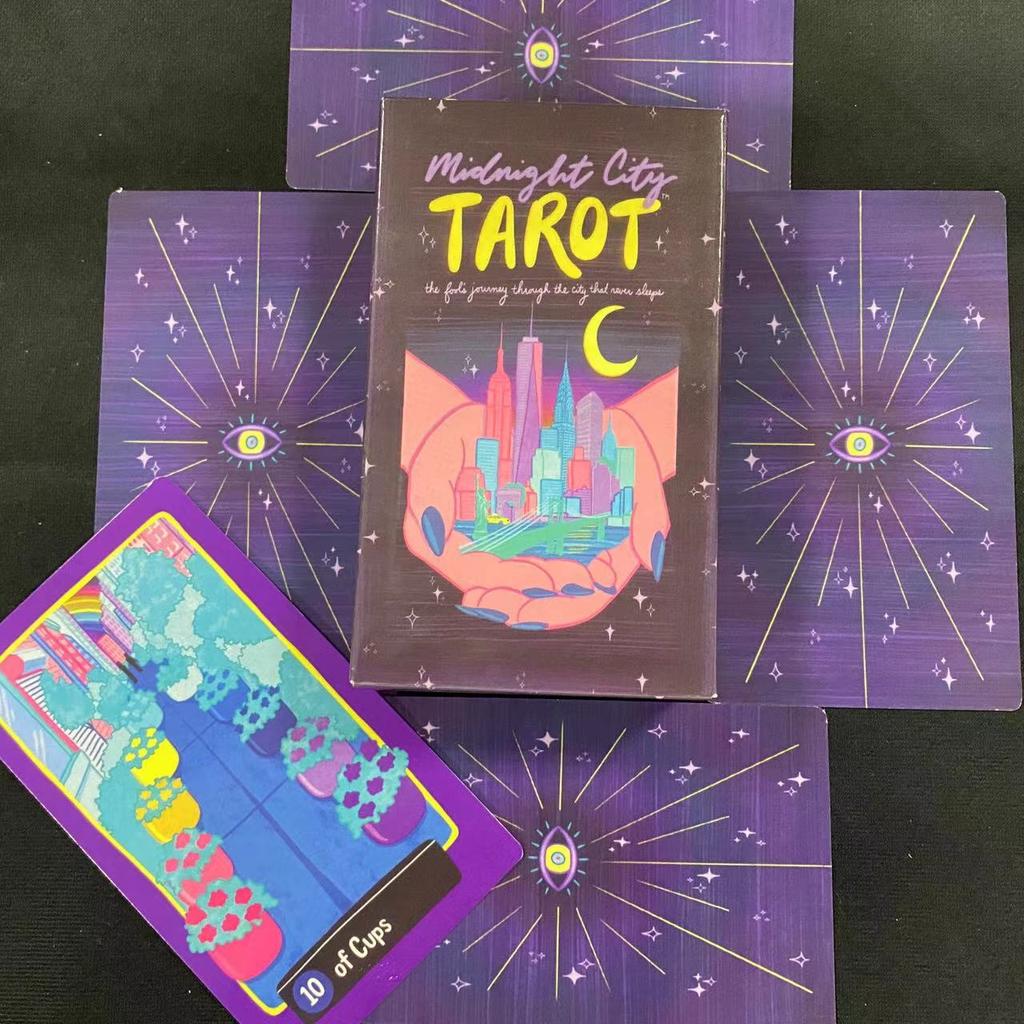 Купить Колода Таро Полуночного города 12х7 см | Joom